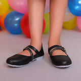 Freeplay Girls Buckled Bellies – Elegant Party Flats