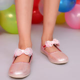 Freeplay Girls Festive Bellies – Glitter Bow Flats