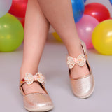 Freeplay Girls Festive Bellies – Glitter Bow Flats