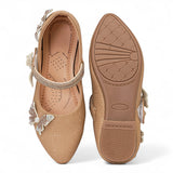 Freeplay Girls Butterfly Bellies – Festive Party Flats
