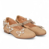 Freeplay Girls Butterfly Bellies – Festive Party Flats