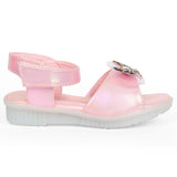 Freeplay Baby Girls Flat Sandals with Sparkly Bow Embellishments