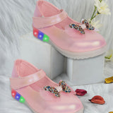 Freeplay Baby Girl Bellies – Glitter Bow Party Flats