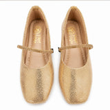 Freeplay Girls Glitter Ballerinas With Stone Embellishment