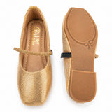 Freeplay Girls Glitter Ballerinas With Stone Embellishment