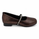 Freeplay Girls Glitter Ballerinas With Stone Embellishment