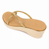 Freeplay Rhinestone Embellished Wedge Heel with Slip-On Closure