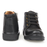 Freeplay Boys Lace-Up Boots with Side Zip
