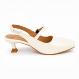 Freeplay Patent Finish Slingback Kitten Heel Pumps