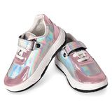 Freeplay Boys' Metallic Shine Shoes