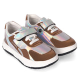 Freeplay Boys' Metallic Shine Shoes