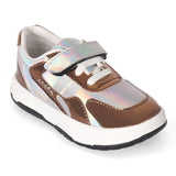 Freeplay Boys' Metallic Shine Shoes