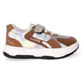 Freeplay Boys' Metallic Shine Shoes