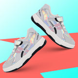 Freeplay Boys' Metallic Shine Shoes