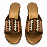 Freeplay Embellished Wedge Heel Slip-On Sandals