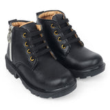 Freeplay Boys Lace-Up Boots with Side Zip