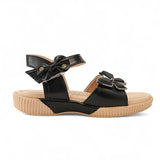 Freeplay Girls Flat Sandals with Butterfly Detail