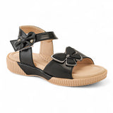 Freeplay Girls Flat Sandals with Butterfly Detail