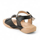 Freeplay Girls Flat Sandals with Butterfly Detail