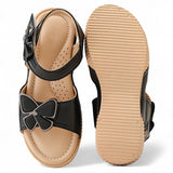 Freeplay Girls Flat Sandals with Butterfly Detail
