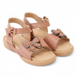Freeplay Girls Flat Sandals with Butterfly Detail