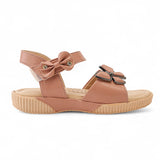 Freeplay Girls Flat Sandals with Butterfly Detail