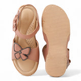 Freeplay Girls Flat Sandals with Butterfly Detail