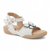 Freeplay Girls Flat Sandals with Butterfly Detail