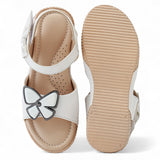Freeplay Girls Flat Sandals with Butterfly Detail