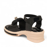 Freeplay Girls Platform Sandals with Ring Accent