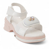 Freeplay Girls Platform Sandals with Ring Accent