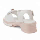 Freeplay Girls Platform Sandals with Ring Accent