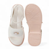 Freeplay Girls Platform Sandals with Ring Accent