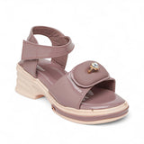 Freeplay Girls Platform Sandals with Ring Accent