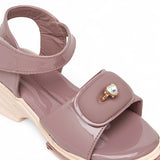 Freeplay Girls Platform Sandals with Ring Accent