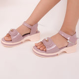 Freeplay Girls Platform Sandals with Ring Accent