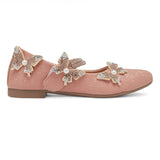 Freeplay Girls Butterfly Bellies – Festive Party Flats
