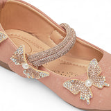 Freeplay Girls Butterfly Bellies – Festive Party Flats