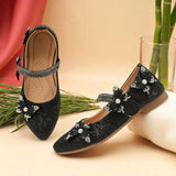 Freeplay Girls Butterfly Bellies – Festive Party Flats