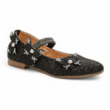 Freeplay Girls Butterfly Bellies – Festive Party Flats