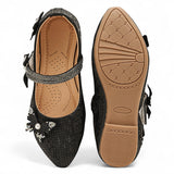 Freeplay Girls Butterfly Bellies – Festive Party Flats
