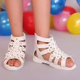Freeplay Girls Gladiator Sandals – Embellished Flats - Test