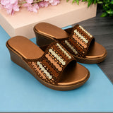 Freeplay Embellished Wedge Heel Slip-On Sandals