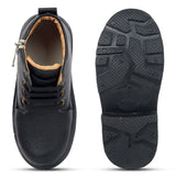 Freeplay Boys Lace-Up Boots with Side Zip