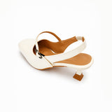 Freeplay Patent Finish Slingback Kitten Heel Pumps