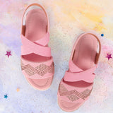 Freeplay Girls Platform Slip-On Sandals