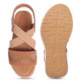 Freeplay Girls Platform Slip-On Sandals