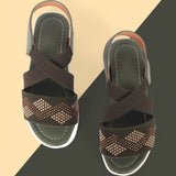 Freeplay Girls Platform Slip-On Sandals