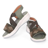Freeplay Girls Platform Slip-On Sandals
