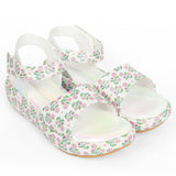 Freeplay Girls Floral Print Platform Sandals